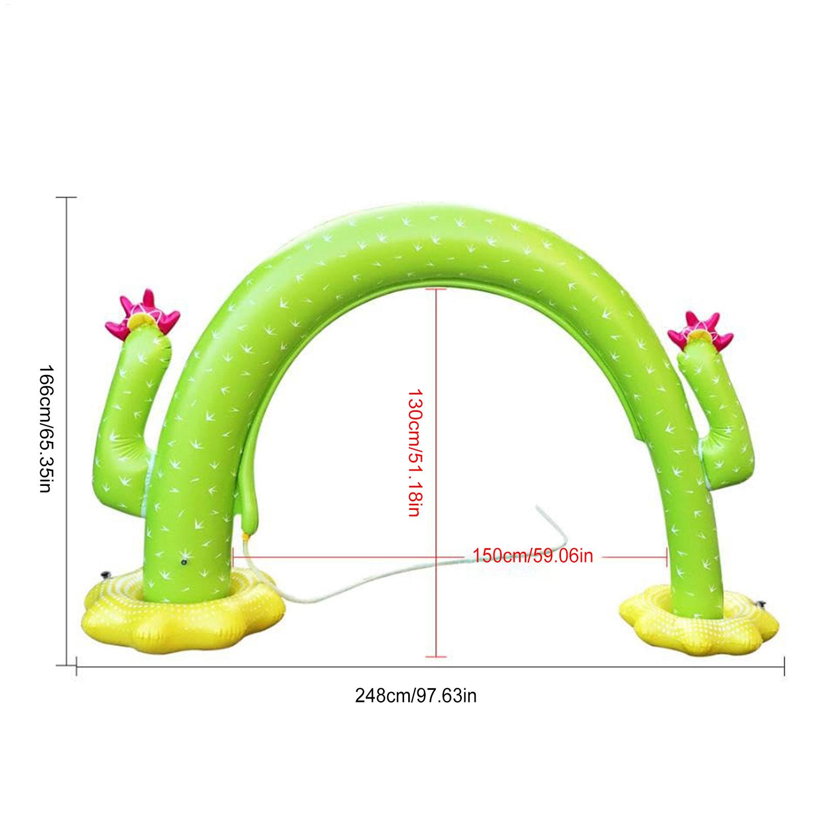 Aspersor Inflable de Cactus pa - Kids Outdoor Tunnel reseña y precio