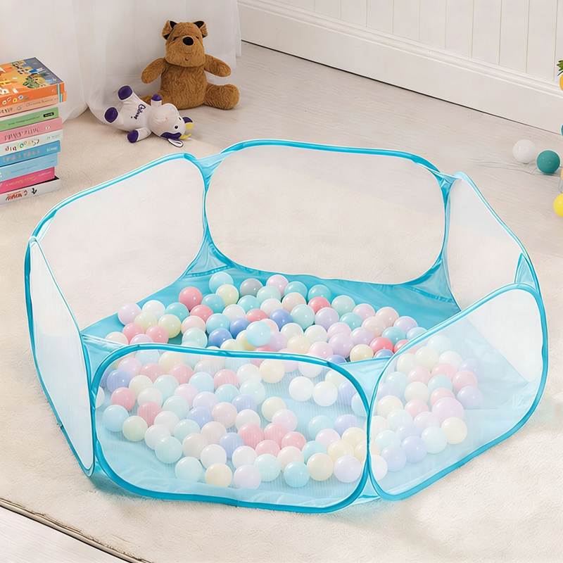 Piscina de bolas plegable y po - Kids Outdoor Playhouse reseña y precio
