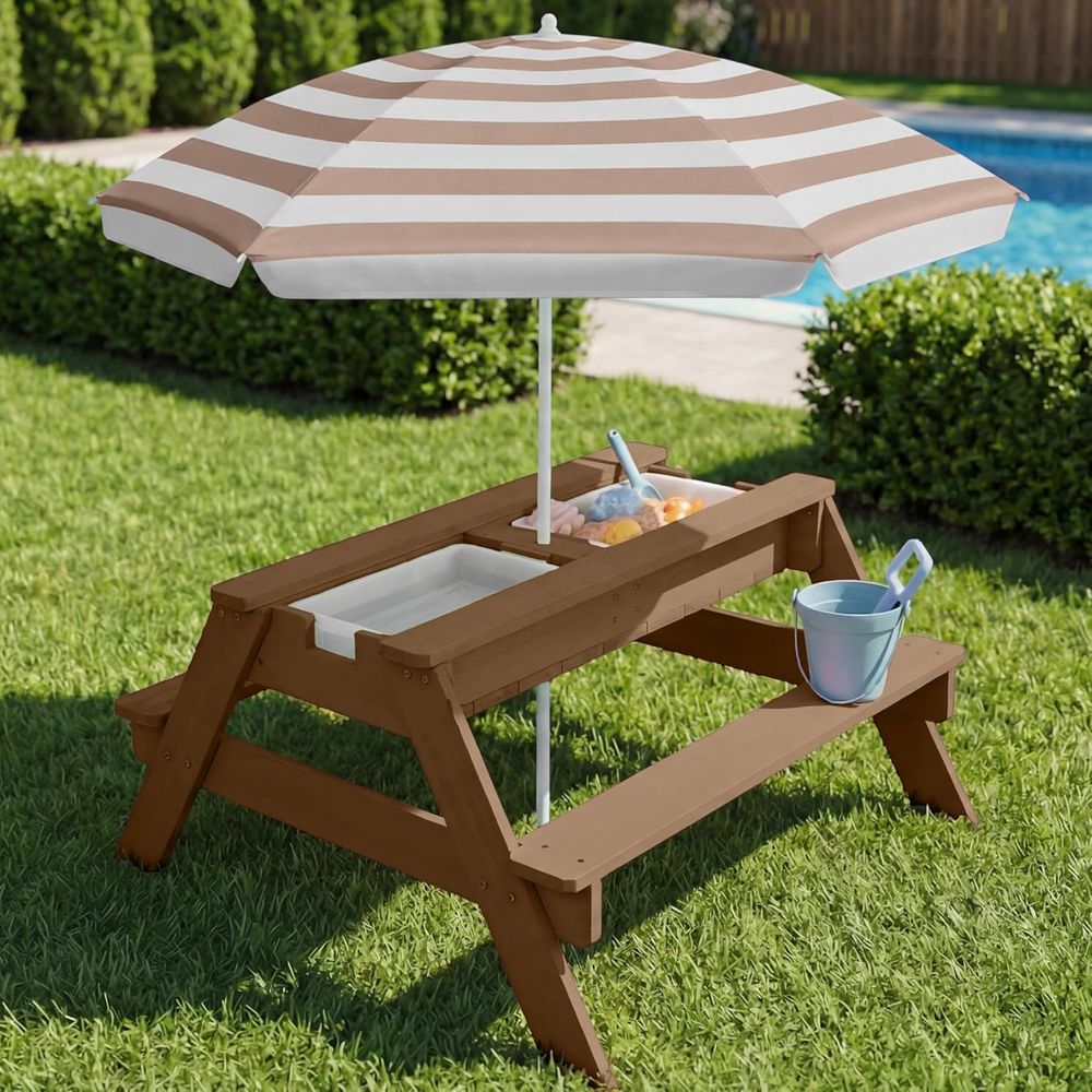 Mesa de Picnic para Niños con  - Kids Outdoor Picnic Table reseña y precio