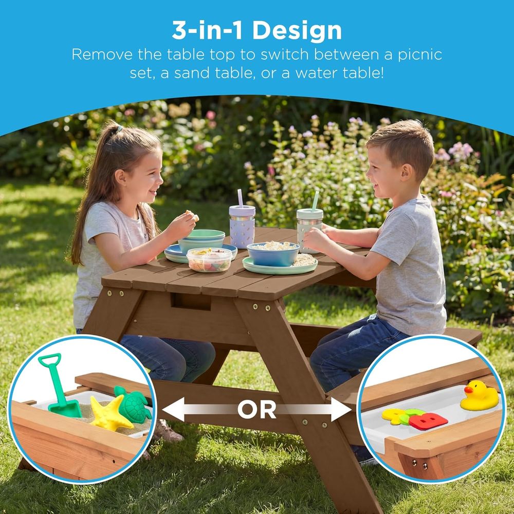 Mesa de Picnic para Niños con  - Kids Outdoor Picnic Table reseña y precio