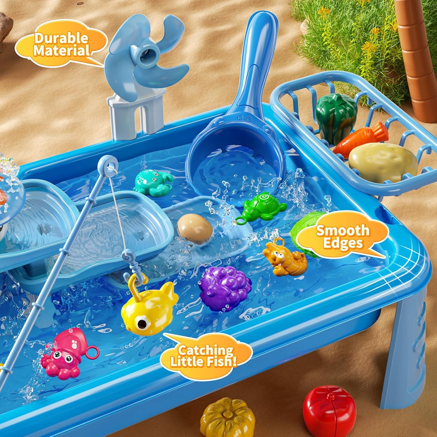 Mesa de Agua para Niños, Jugue - Kids Outdoor Picnic Table reseña y precio