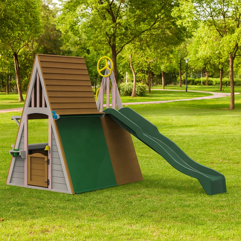 Equipo de Juegos Infantiles pa - Kids Outdoor Wooden Climbing Frame reseña y precio