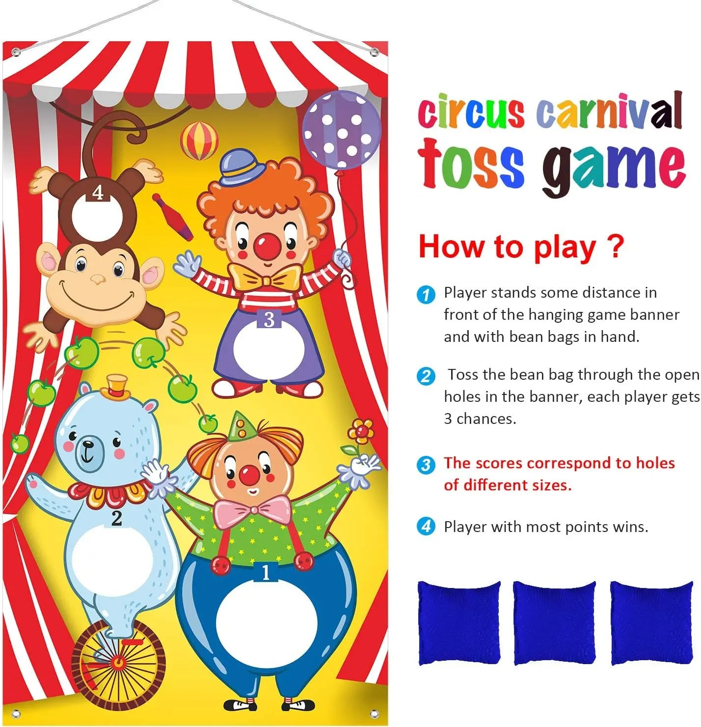 Juego de Lanzamiento de Bolsas - Kids Outdoor Bean Bag reseña y precio