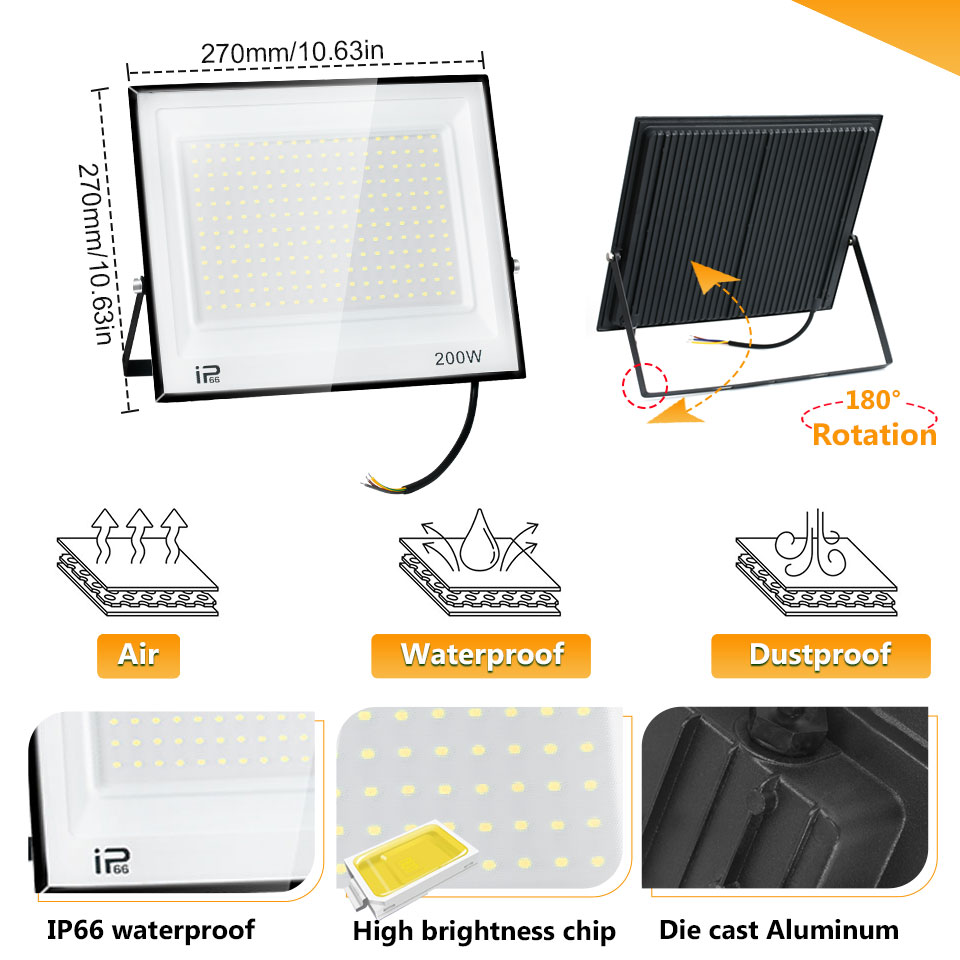 Luz de inundación Led IP66 imp - Balance Beam Outdoor reseña y precio
