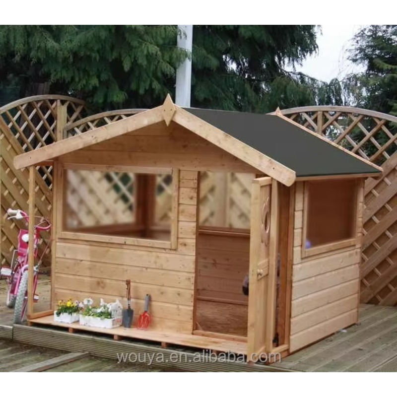 Casa de Juegos de Madera Prefa - Kids Outdoor Playhouse reseña y precio