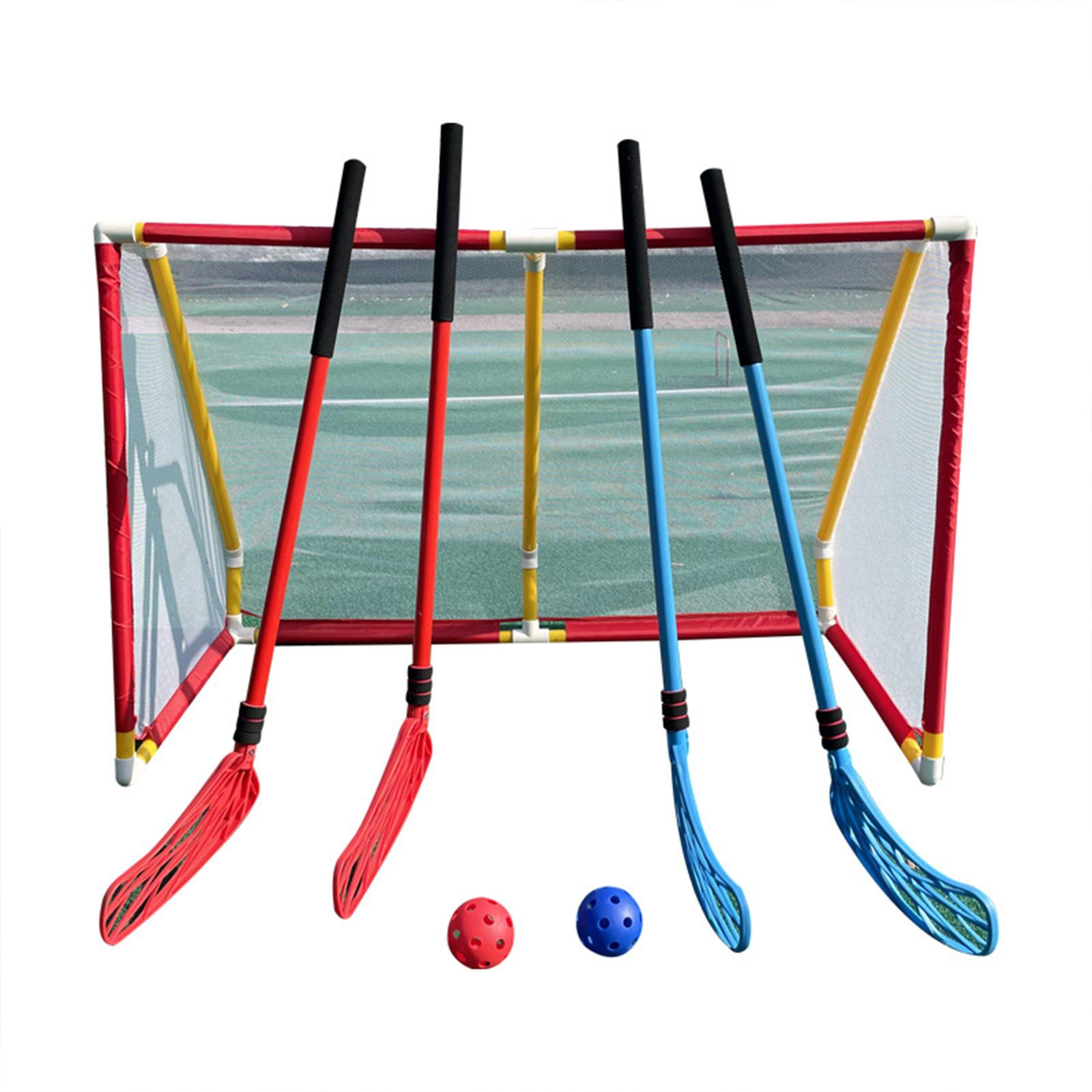 Juego de Hockey para Niños, Se - Kids Outdoor Hockey Sticks reseña y precio