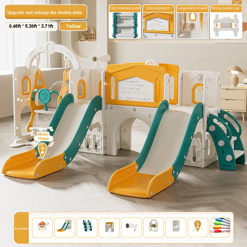Juego de tobogán doble para ni - Kids Outdoor Tunnel reseña y precio
