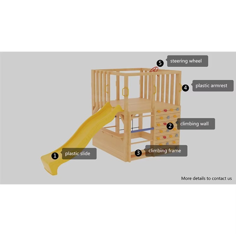 Casa de Juegos de Madera para  - Kids Outdoor Net reseña y precio