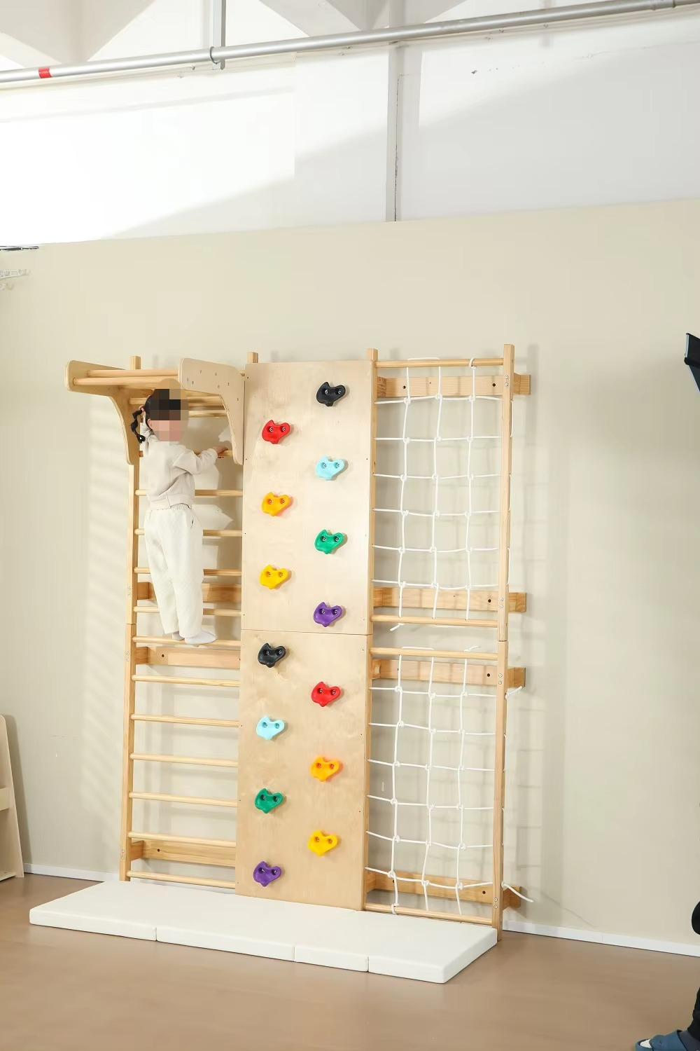 En Stock, barras de mono para  - Kids Outdoor Wooden Climbing Frame reseña y precio